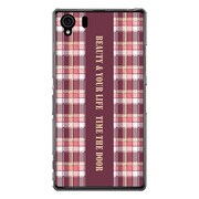 SO-01F-YCM2P0158-78 [オリジナルデザイン docomo SO-01F Xperia Z1 ケース 【チェック柄コレクション チェックハンドル】]