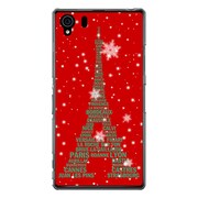 SO-01F-YCM2P0177-78 [オリジナルデザイン docomo SO-01F Xperia Z1 ケース 【エッフェル塔コレクション レッド & グリーン】]