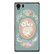 SO-01F-YCM2P0188-78 [オリジナルデザイン docomo SO-01F Xperia Z1 ケース 【ラビットカメオ　】]