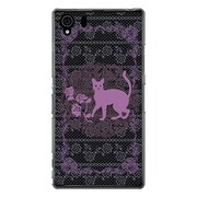 SO-01F-YCM2P0201-78 [オリジナルデザイン docomo SO-01F Xperia Z1 ケース 【ミステリアスキャット】]