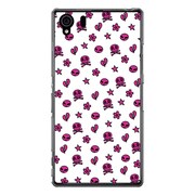 SO-01F-YCM2P0207-78 [オリジナルデザイン docomo SO-01F Xperia Z1 ケース 【ハートブレイクモノグラム ホワイト】]