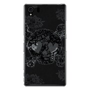 SO-01F-YCM2P0228-78 [オリジナルデザイン docomo SO-01F Xperia Z1 ケース 【キュートスカルロマンチカ】]