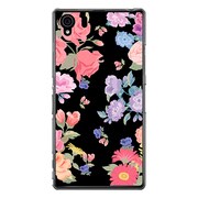 SO-01F-YCM2P0245-78 [オリジナルデザイン docomo SO-01F Xperia Z1 ケース 【ナイトフローラル】]