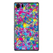 SO-01F-YCM2P0265-78 [オリジナルデザイン docomo SO-01F Xperia Z1 ケース 【サウンドカラフル】]