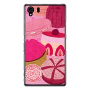 SO-01F-YCM2P0297-78 [オリジナルデザイン docomo SO-01F Xperia Z1 ケース 【ピンクカフェ】]