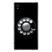 SO-01F-YCM2P0345-78 [オリジナルデザイン docomo SO-01F Xperia Z1 ケース 【黒電話】]