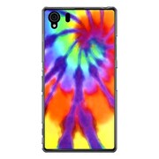SO-01F-YCM2P0347-78 [オリジナルデザイン docomo SO-01F Xperia Z1 ケース 【タイダイ エスニック】]