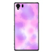 SO-01F-YCM2P0349-78 [オリジナルデザイン docomo SO-01F Xperia Z1 ケース 【タイダイ スイートピンク】]