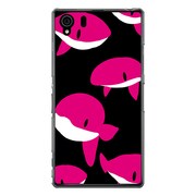 SO-01F-YCM2P0354-78 [オリジナルデザイン docomo SO-01F Xperia Z1 ケース 【ピンククジラズ】]