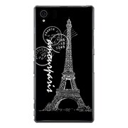 SO-01F-YCM2P0371-78 [オリジナルデザイン docomo SO-01F Xperia Z1 ケース 【エッフェル塔コレクション スタンプ】]