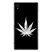 SO-01F-YCM2P0392-78 [オリジナルデザイン docomo SO-01F Xperia Z1 ケース 【Black Leaves】]
