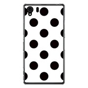 SO-01F-YCM2P0396-78 [オリジナルデザイン docomo SO-01F Xperia Z1 ケース 【Dot Pattern クラシック Big ホワイト】]