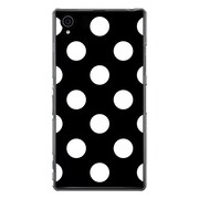 SO-01F-YCM2P0397-78 [オリジナルデザイン docomo SO-01F Xperia Z1 ケース 【Dot Pattern クラシック Big ブラック】]