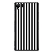 SO-01F-YCM2P0418-78 [オリジナルデザイン docomo SO-01F Xperia Z1 ケース 【モノクロストライプ ベビーライン】]
