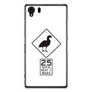 SO-01F-YCM2P0422-78 [オリジナルデザイン docomo SO-01F Xperia Z1 ケース 【ネネ サイン モノクローム】]