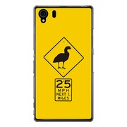 SO-01F-YCM2P0423-78 [オリジナルデザイン docomo SO-01F Xperia Z1 ケース 【ネネ サイン イエローモノ】]