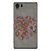 SO-01F-YCM2P0425-78 [オリジナルデザイン docomo SO-01F Xperia Z1 ケース 【モダン モンステラ エスニックパターン】]