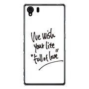 SO-01F-YCM2P0427-78 [オリジナルデザイン docomo SO-01F Xperia Z1 ケース 【We wish your life Full of Love / Big White】]