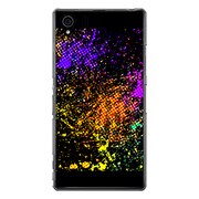 SO-01F-YCM2P0446-78 [オリジナルデザイン docomo SO-01F Xperia Z1 ケース 【Smash Paint Graphics - Smash Purple】]