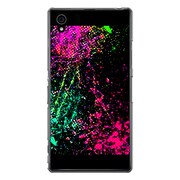 SO-01F-YCM2P0447-78 [オリジナルデザイン docomo SO-01F Xperia Z1 ケース 【Smash Paint Graphics - Hot Pink】]