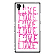 SO-01F-YCM2P0470-78 [オリジナルデザイン docomo SO-01F Xperia Z1 ケース 【LOVE. LOVE. LOVE. The White】]