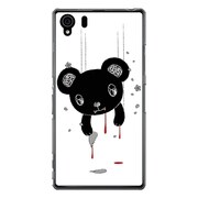 SO-01F-YCM2P0475-78 [オリジナルデザイン docomo SO-01F Xperia Z1 ケース 【メロイックベア サイコパス - A】]