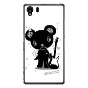 SO-01F-YCM2P0479-78 [オリジナルデザイン docomo SO-01F Xperia Z1 ケース 【メロイックベア サイコパス & ギター - A】]