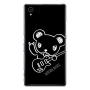SO-01F-YCM2P0481-78 [オリジナルデザイン docomo SO-01F Xperia Z1 ケース 【メロイックベア サイコパス & ギター - C】]