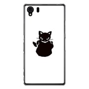 SO-01F-YCM2P0485-78 [オリジナルデザイン docomo SO-01F Xperia Z1 ケース 【メロイックキャット サイコパス & アップル - A】]