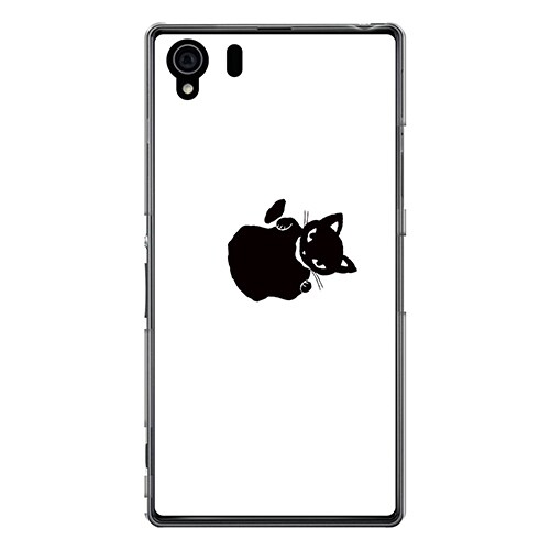SO-01F-YCM2P0486-78 [オリジナルデザイン docomo SO-01F Xperia Z1 ケース 【メロイックキャット サイコパス & アップル - B】]