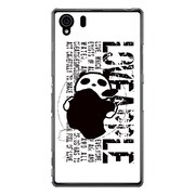 SO-01F-YCM2P0487-78 [オリジナルデザイン docomo SO-01F Xperia Z1 ケース 【サイコパス & アップル - パンダA】]