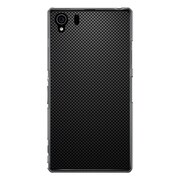 SO-01F-YCM2P0489-78 [オリジナルデザイン docomo SO-01F Xperia Z1 ケース 【ブラックカーボンパターン Delicate】]