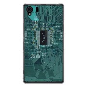 SO-01F-YCM2P0503-78 [オリジナルデザイン docomo SO-01F Xperia Z1 ケース 【ショボーン on 基盤 (´・ω・`)】]