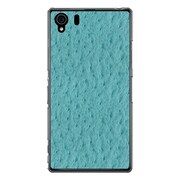 SO-01F-YCM2P0520-78 [オリジナルデザイン docomo SO-01F Xperia Z1 ケース 【オーストリッチ パターン ミントグリーン】]