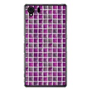 SO-01F-YCM2P0582-78 [オリジナルデザイン docomo SO-01F Xperia Z1 ケース 【スウェーデン タイル パープル】]