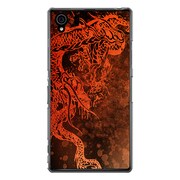 SO-01F-YCM2P0596-78 [オリジナルデザイン docomo SO-01F Xperia Z1 ケース 【レッドドラゴン 赤龍】]