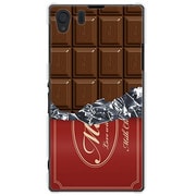 SOL23-YCM2P0039-78 [オリジナルデザイン au SOL23 Xperia Z1 ケース 【板チョココレクション エンジ包装】]