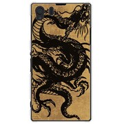 SOL23-YCM2P0063-78 [オリジナルデザイン au SOL23 Xperia Z1 ケース 【昇り龍（黒龍）】]