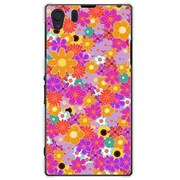 SOL23-YCM2P0077-78 [オリジナルデザイン au SOL23 Xperia Z1 ケース 【ブリリアント・フラワー】]