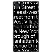SOL23-YCM2P0091-78 [オリジナルデザイン au SOL23 Xperia Z1 ケース 【NewYork Typography ブラック】]