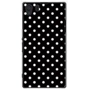 SOL23-YCM2P0098-78 [オリジナルデザイン au SOL23 Xperia Z1 ケース 【Dot Pattern キュート ブラック】]