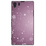 SOL23-YCM2P0122-78 [オリジナルデザイン au SOL23 Xperia Z1 ケース 【パープルライトプラチナム】]