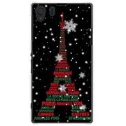 SOL23-YCM2P0150-78 [オリジナルデザイン au SOL23 Xperia Z1 ケース 【エッフェル塔コレクション クリスマス】]