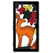 SOL23-YCM2P0168-78 [オリジナルデザイン au SOL23 Xperia Z1 ケース 【紅葉に鹿】]