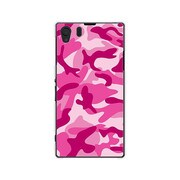 SOL23-YCM2P0339-78 [オリジナルデザイン au SOL23 Xperia Z1 ケース 【カモ柄 アーミーピンク】]