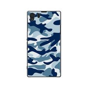SOL23-YCM2P0340-78 [オリジナルデザイン au SOL23 Xperia Z1 ケース 【カモ柄 アーミーブルー】]