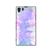 SOL23-YCM2P0346-78 [オリジナルデザイン au SOL23 Xperia Z1 ケース 【タイダイ パープル】]