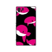 SOL23-YCM2P0354-78 [オリジナルデザイン au SOL23 Xperia Z1 ケース 【ピンククジラズ】]