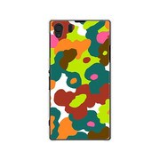 SOL23-YCM2P0355-78 [オリジナルデザイン au SOL23 Xperia Z1 ケース 【ルーズフラワーコレクション アーミー】]