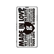SOL23-YCM2P0440-78 [オリジナルデザイン au SOL23 Xperia Z1 ケース 【MADE IN LOVE mono design】]